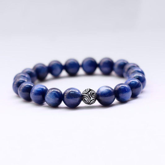 Blue Kyanite Bracelet 9-10mm - Aquarius Stones