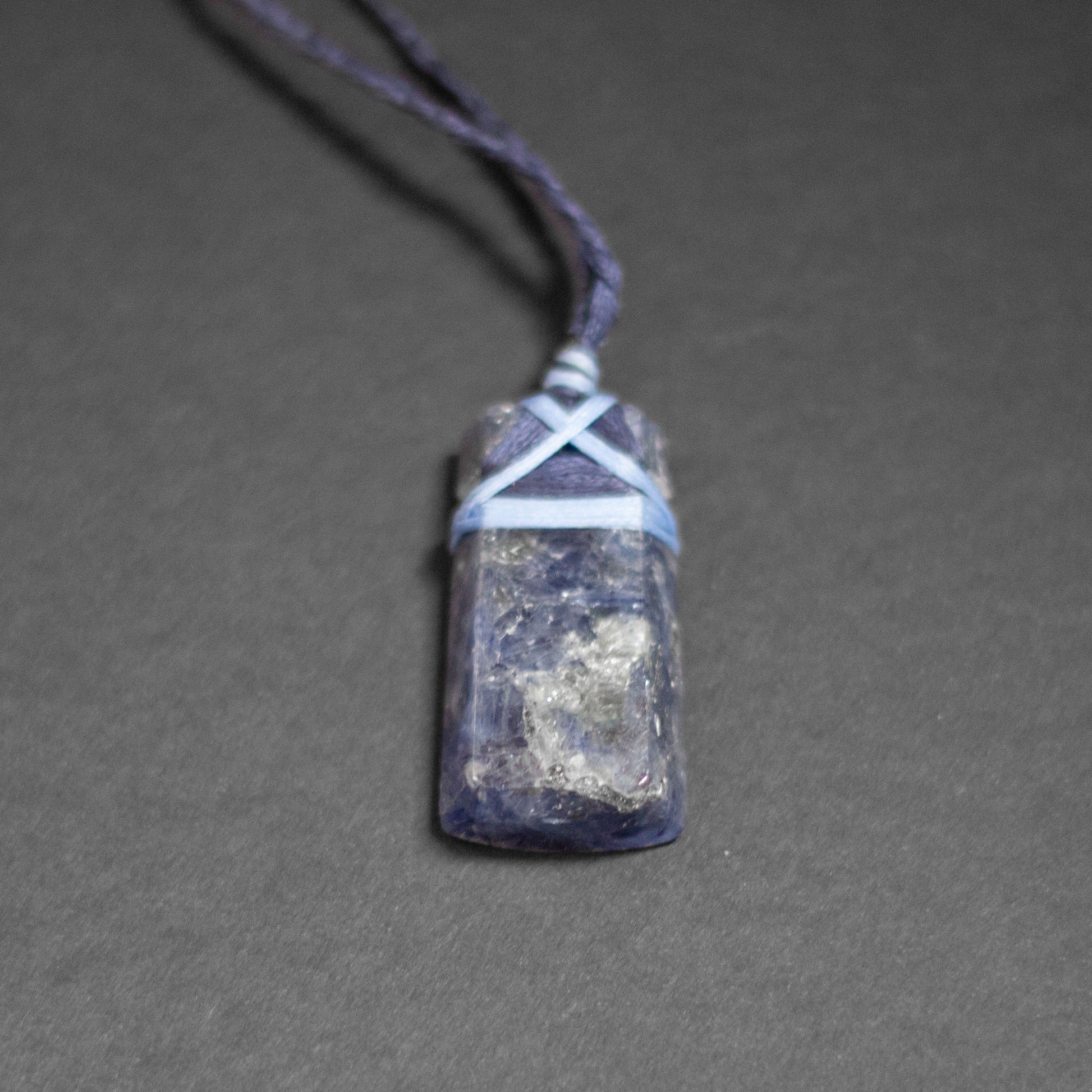 Blue Kyanite Toki Necklace - Aquarius Stones