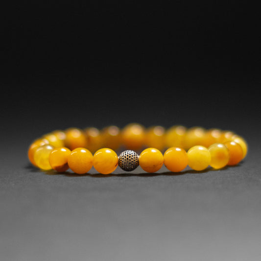 Amber Bracelet – 8mm - Aquarius Stones