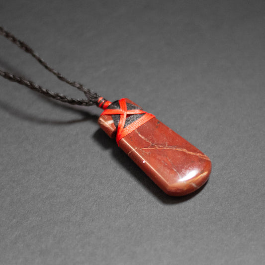 Red Jasper Toki Necklace - Aquarius Stones
