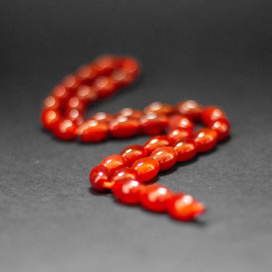 Carnelian Rosary (33 Beads) - Aquarius Stones