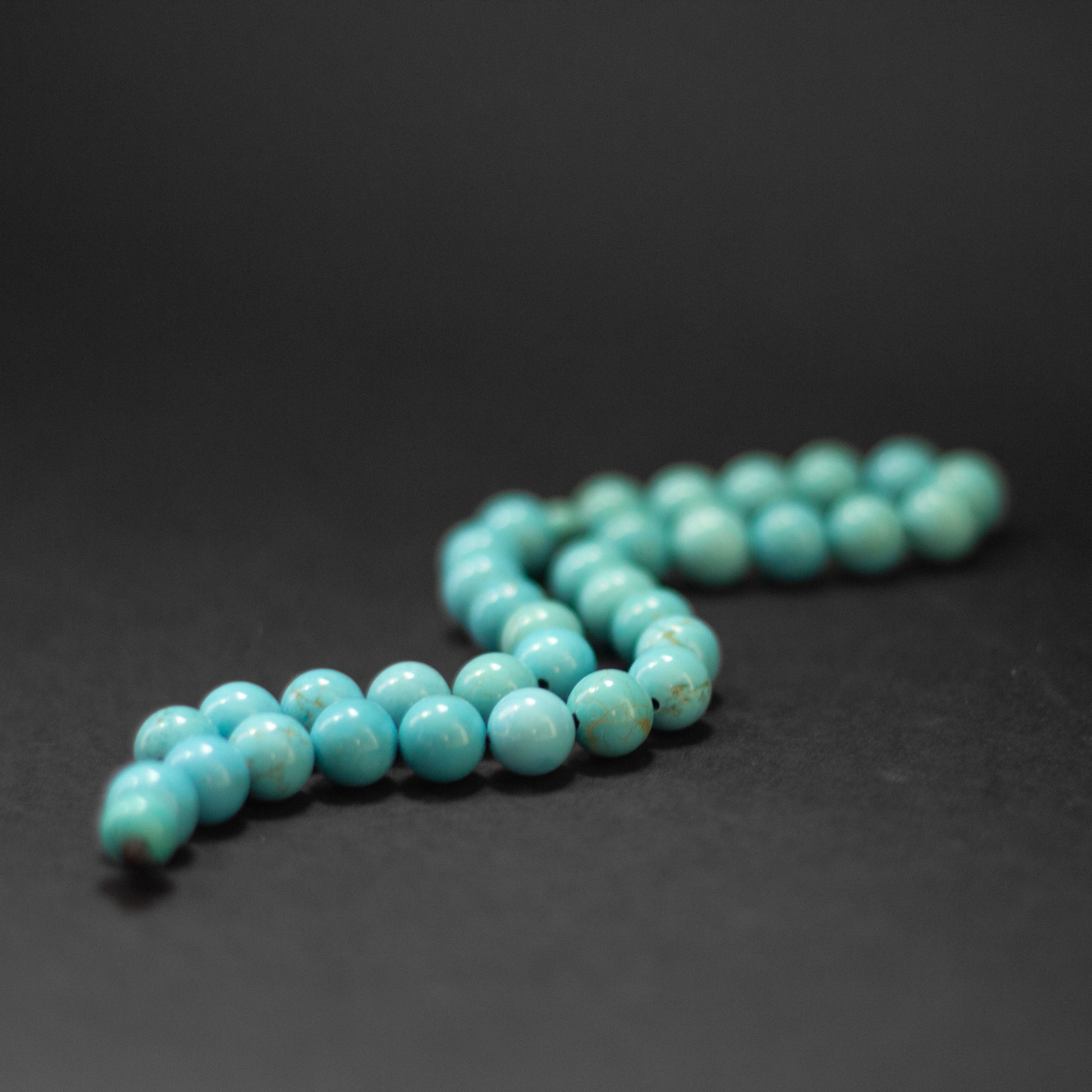 Turquoise Rosary 10mm (33 Beads) - Aquarius Stones