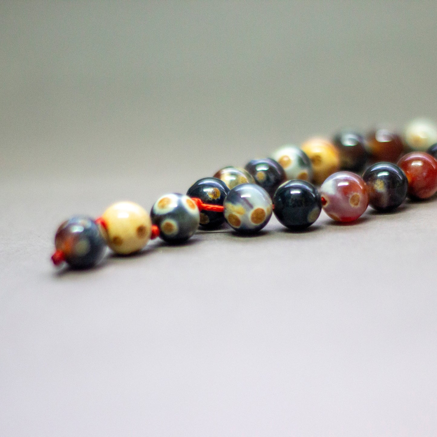 Gobi Agate Rosary 10mm (33 Beads) - Aquarius Stones