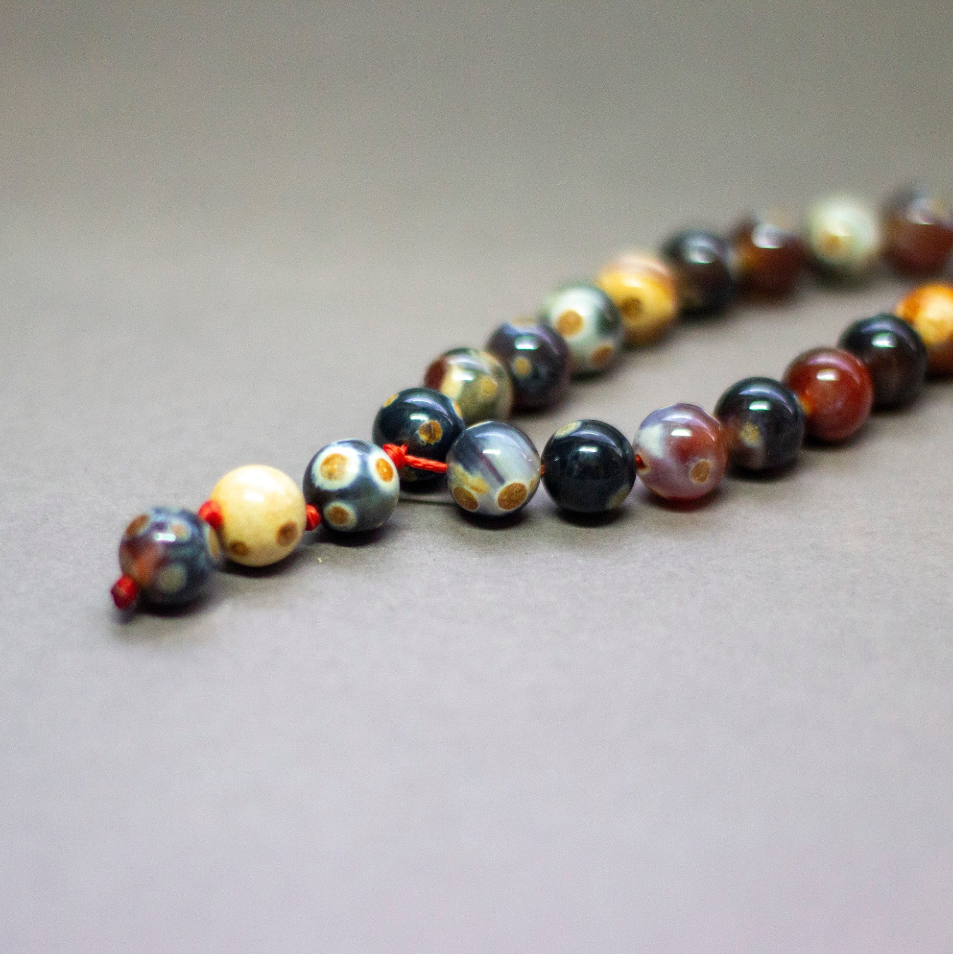 Gobi Agate Rosary 10mm (33 Beads) - Aquarius Stones