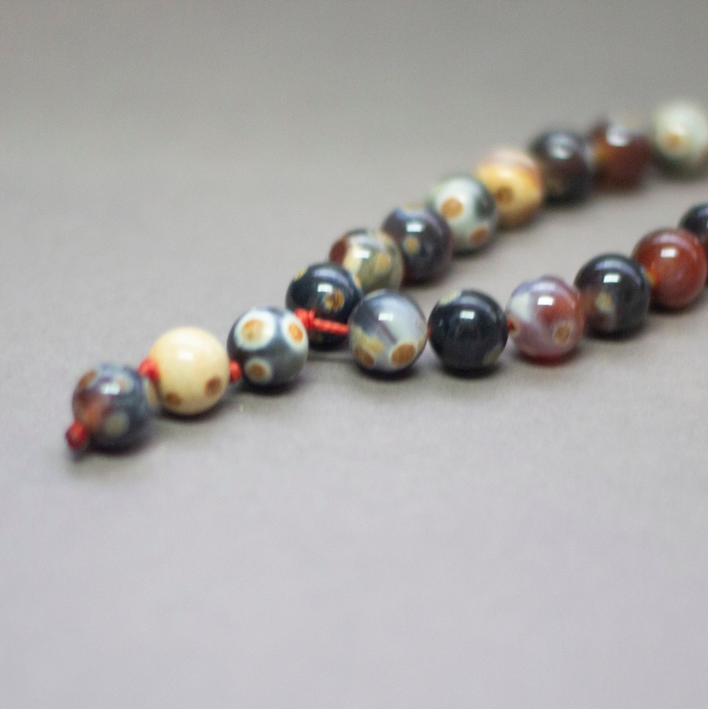 Gobi Agate Rosary 10mm (33 Beads) - Aquarius Stones