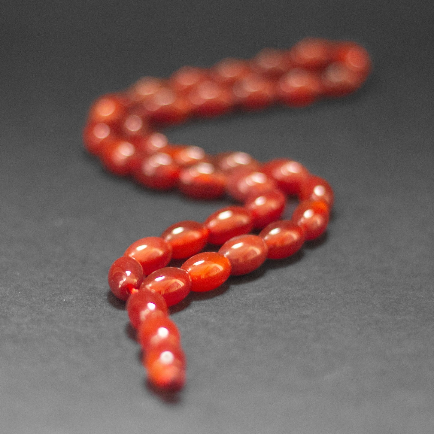 Carnelian Rosary (33 Beads) - Aquarius Stones