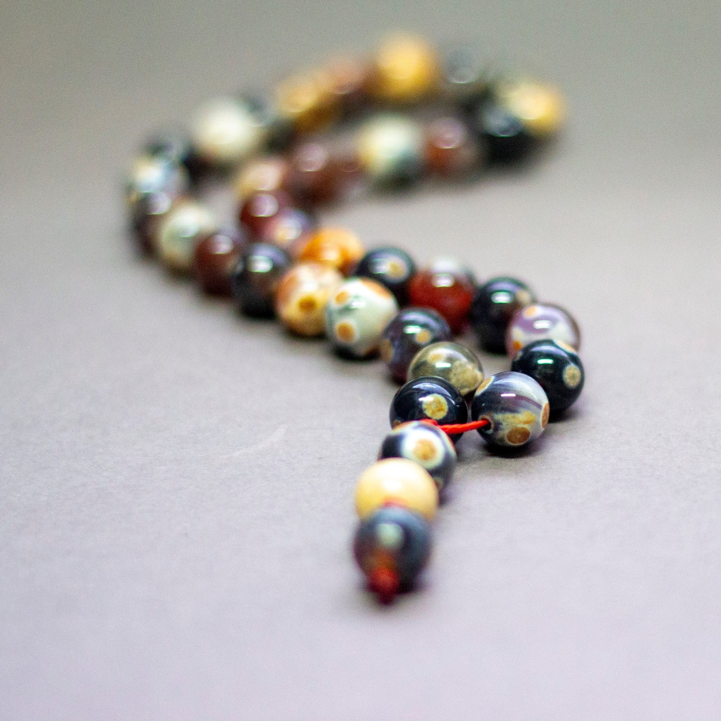 Gobi Agate Rosary 10mm (33 Beads) - Aquarius Stones