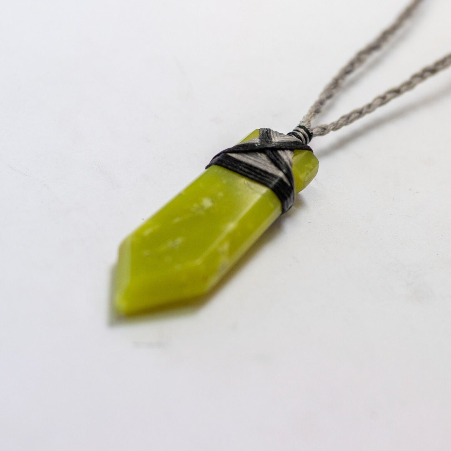 Lemon Jade Toki Necklace - Aquarius Stones