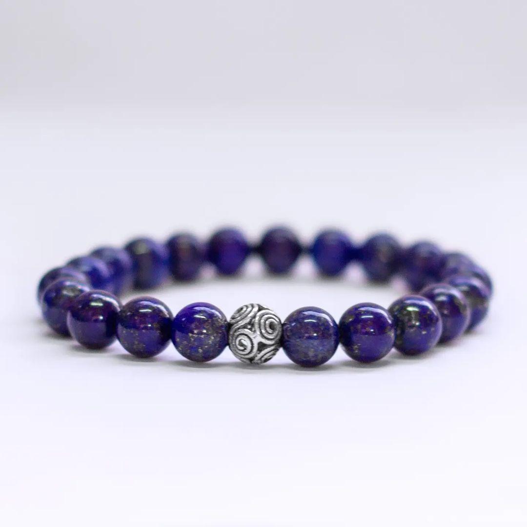 Lapis Lazuli Bracelet 8mm - Aquarius Stones