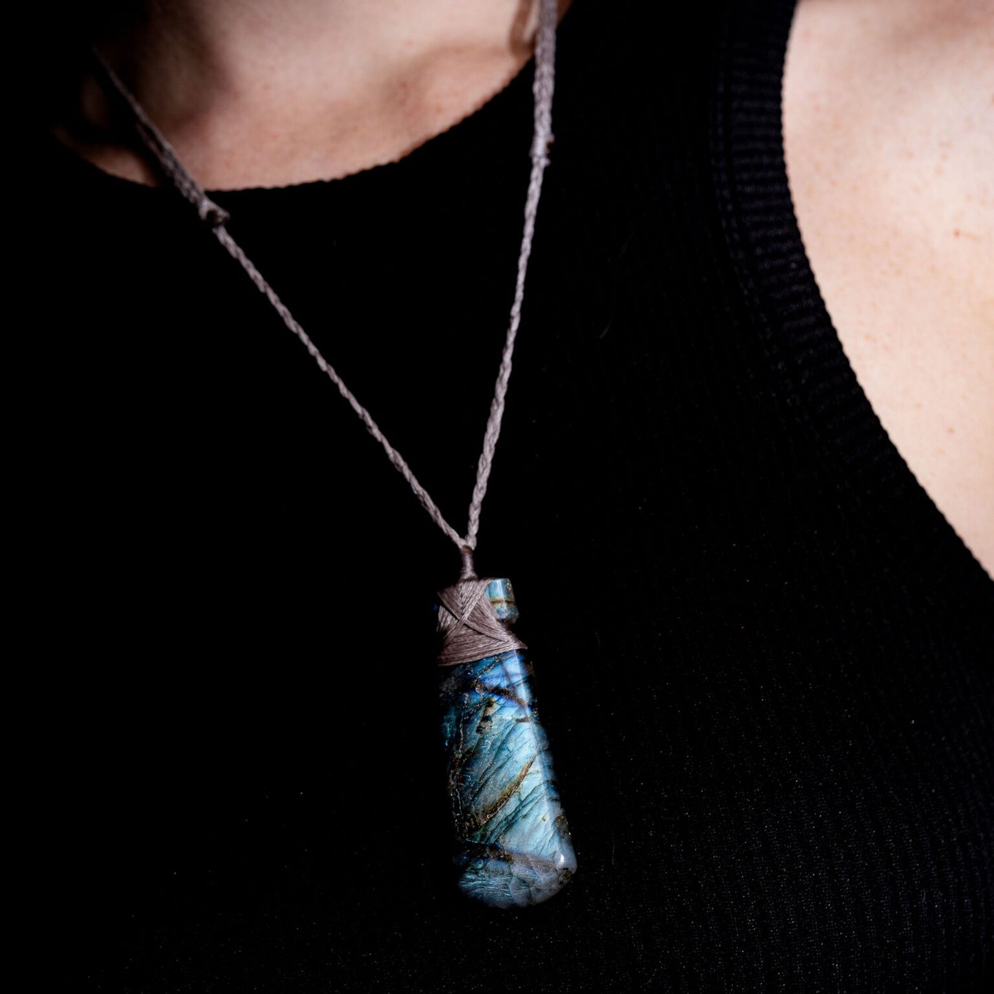 Labradorite Toki Necklace - Aquarius Stones