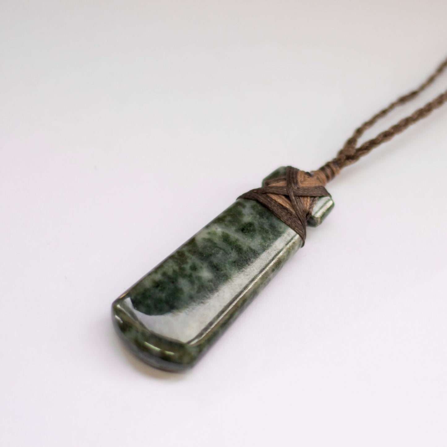 Qinghai Jade Toki Necklace - Aquarius Stones