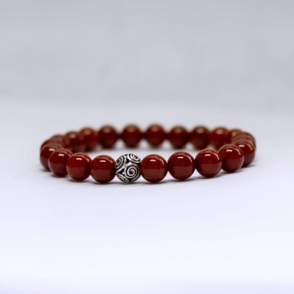 Carnelian Bracelet - 8mm (opaque)