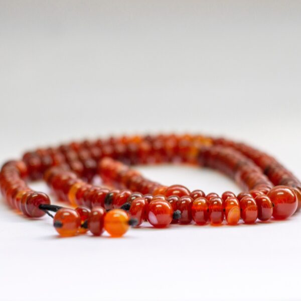 Carnelian Rosary (100 Beads) Flat Beads