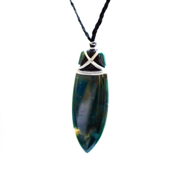 Moss Agate Toki Necklace